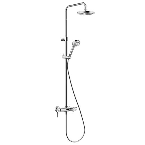 KLUDI-LOGO-EHM-Dual-Shower-System-mit-Wanneneinlauf-8-0-l-min-chrom-6808305-00WR9 gallery number 1